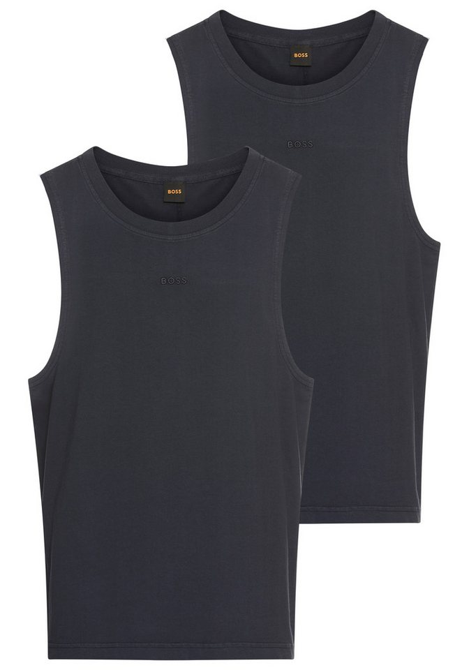 BOSS ORANGE Tanktop Tank oceanpalett mit kleinem BOSS-Logo von BOSS ORANGE