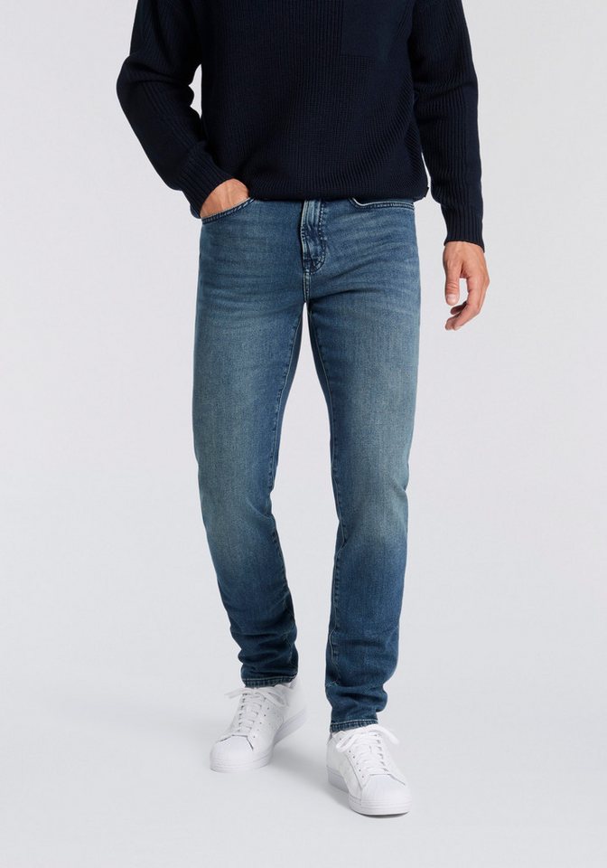 BOSS ORANGE Tapered-fit-Jeans ONYX in 5-Pocket-Form, komfortabler Stretch-Denim von BOSS ORANGE