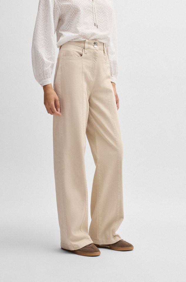 BOSS ORANGE Webhose Tolala-D Premium Damenmode Twill Qualität, Ziernähte von BOSS ORANGE