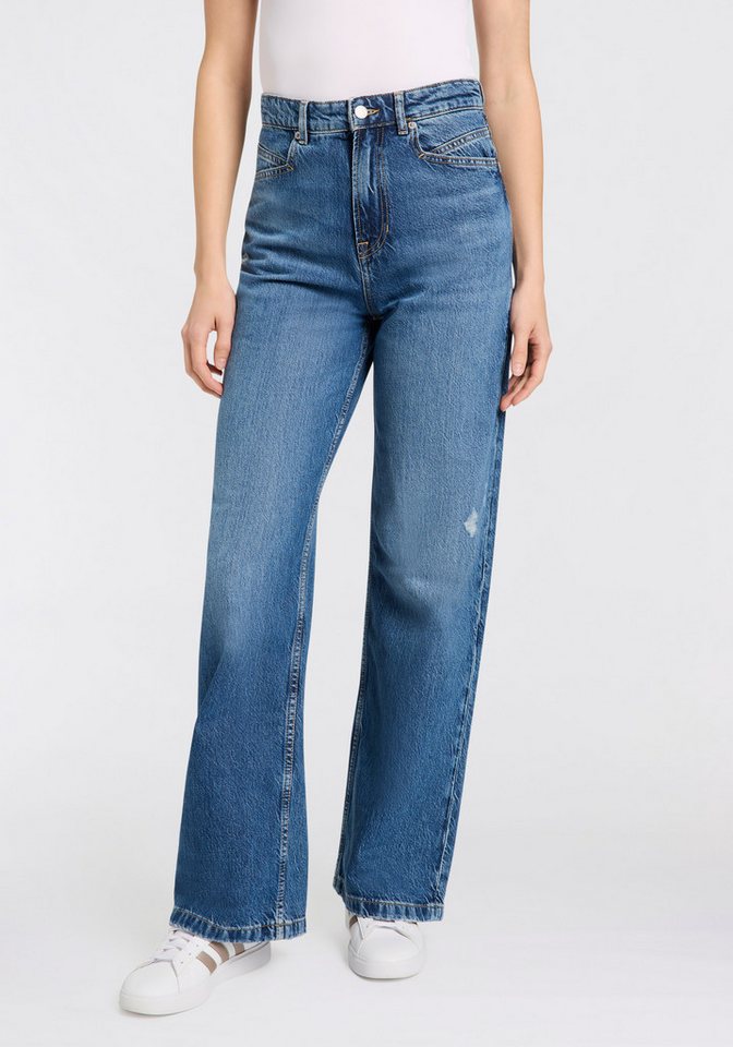 BOSS ORANGE Weite Jeans Marlene High Rise Premium Damenmode mit hohem Bund, High Waist von BOSS ORANGE