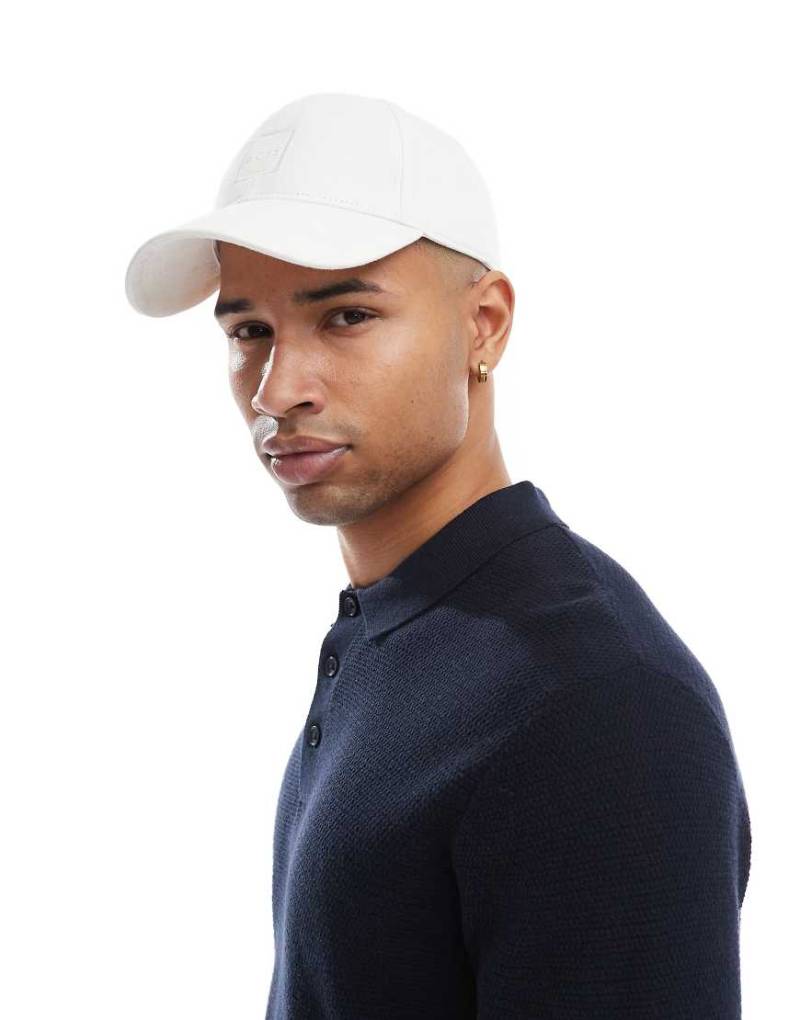 BOSS - Derrel - Baseball-Kappe aus Baumwolle in Stone mit Box-Logo-Neutral von BOSS Orange
