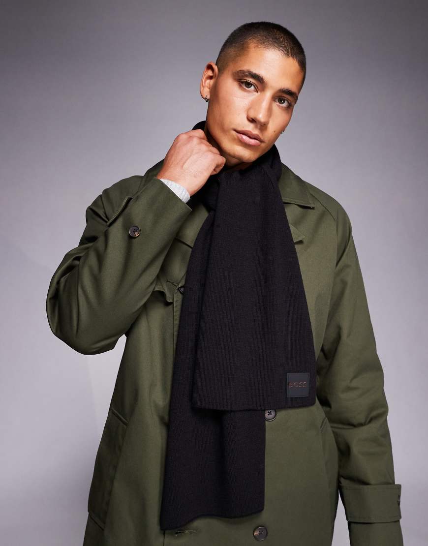 BOSS Orange - Foxon - Schal in Schwarz von BOSS Orange