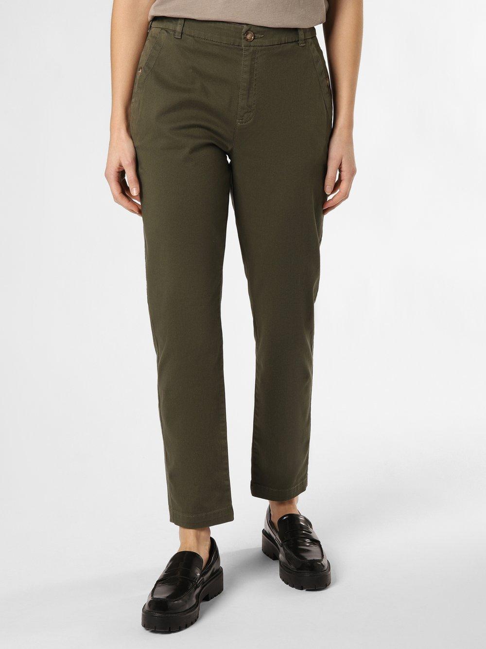 BOSS Orange Hose Damen Baumwolle, khaki von BOSS Orange