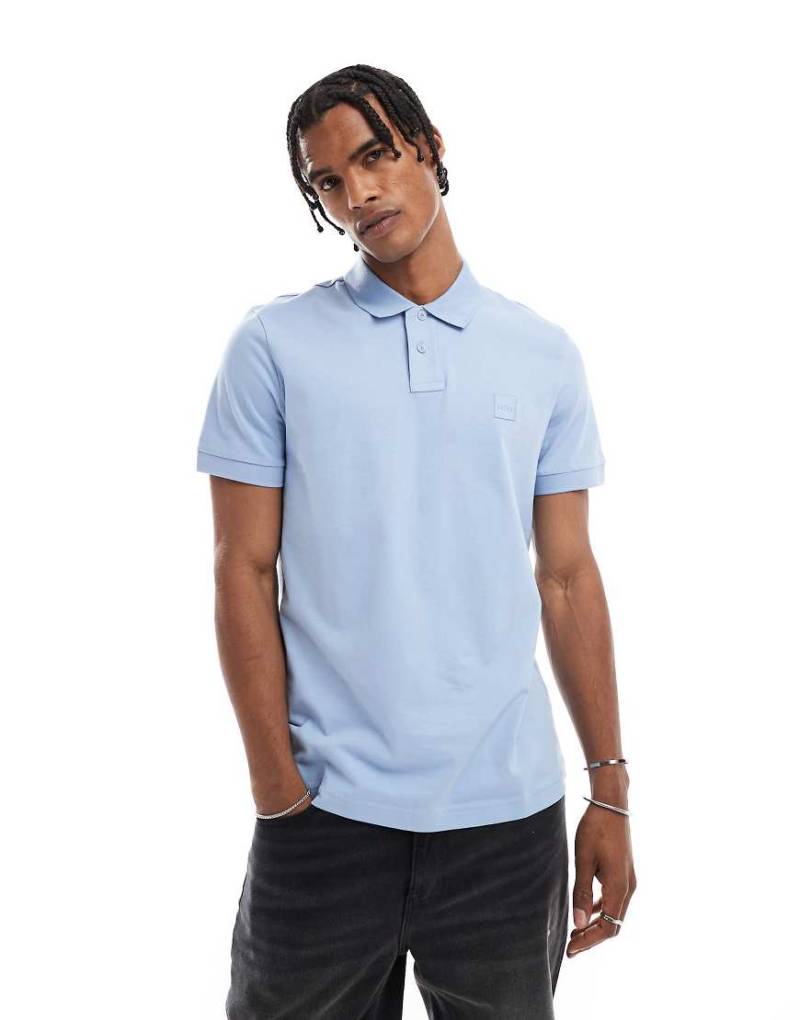 BOSS Orange - Passenger - Polohemd in Hellblau von BOSS Orange