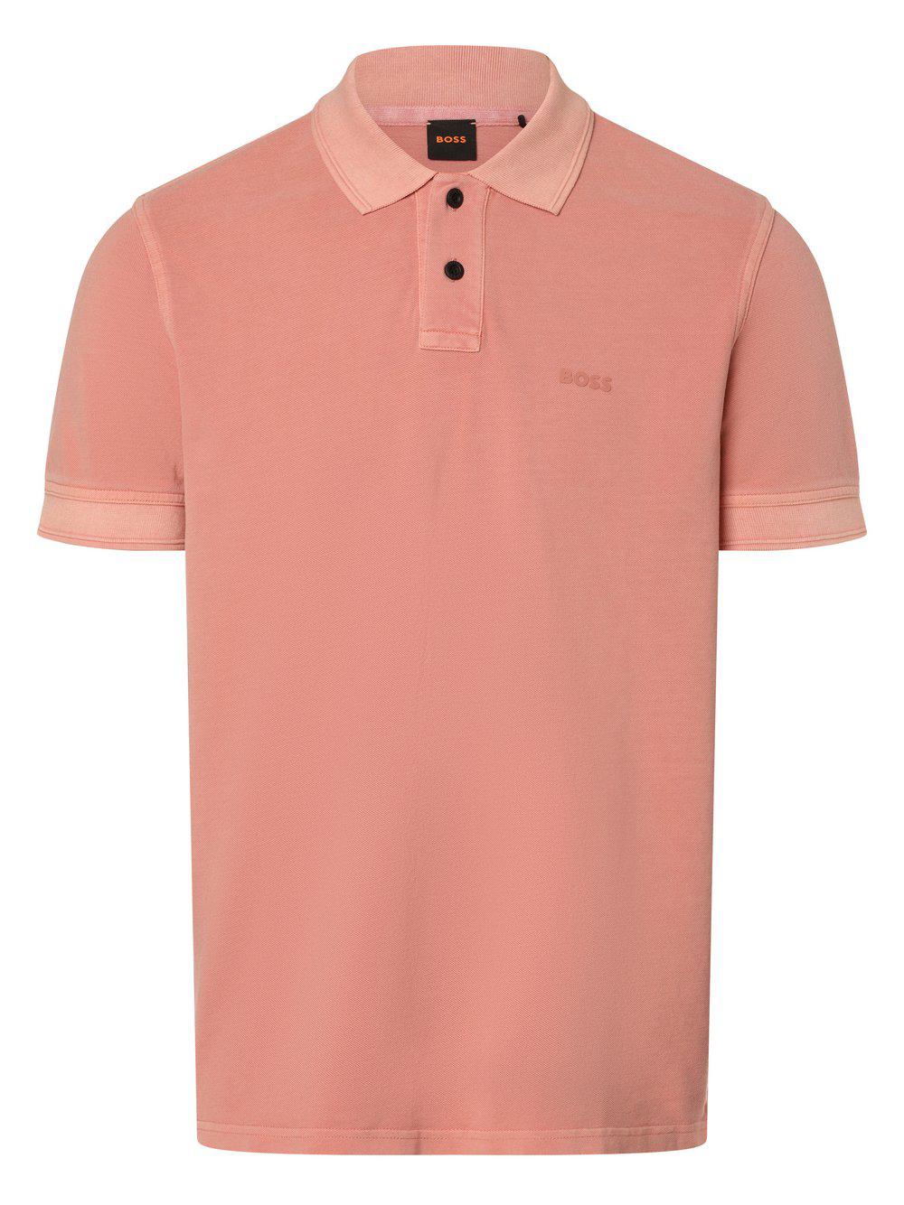 BOSS Orange Poloshirt Herren Baumwolle, altrosa von BOSS Orange