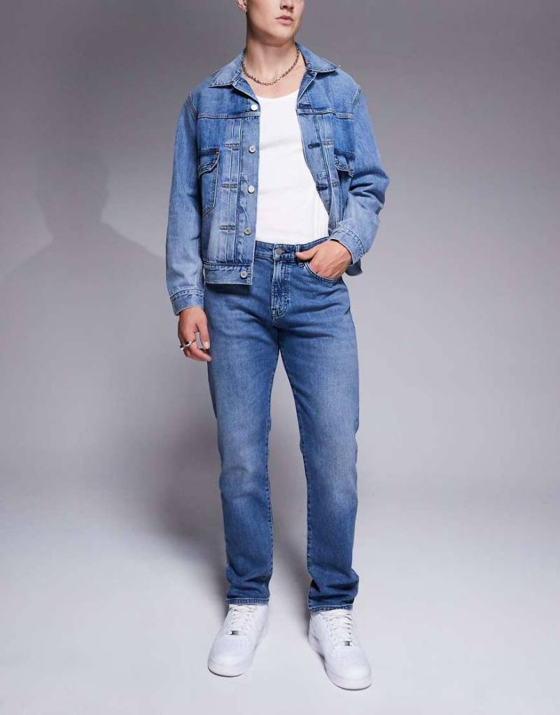 BOSS Orange - Re. Maine - Jeans in mittlerer Waschung mit normalem Schnitt-Blau von BOSS Orange