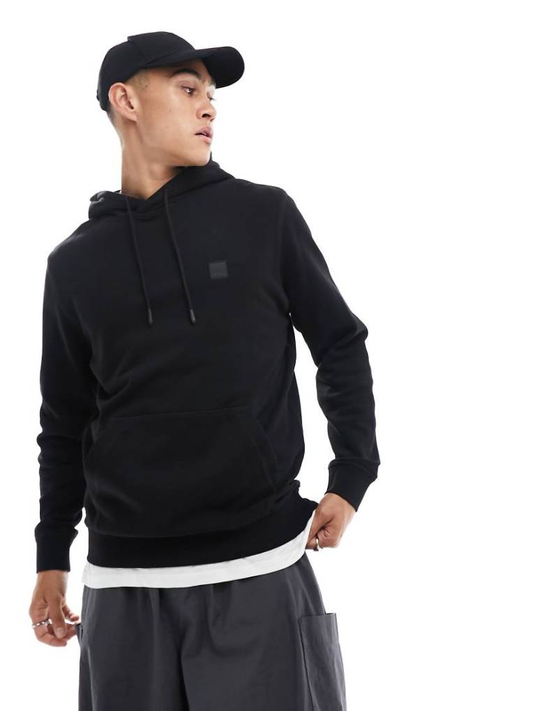 BOSS Orange - Wetalk - Kapuzenpullover in Schwarz von BOSS Orange