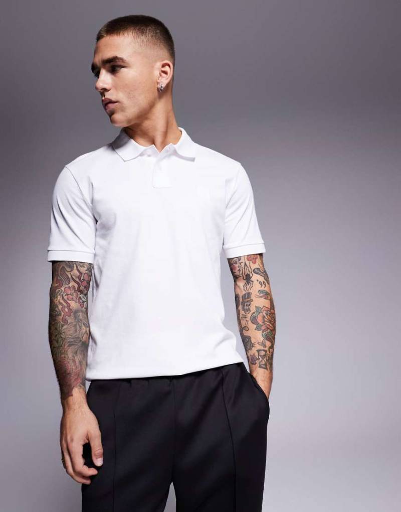 BOSS - Passenger - Polo-Oberteil in Weiß von BOSS Orange