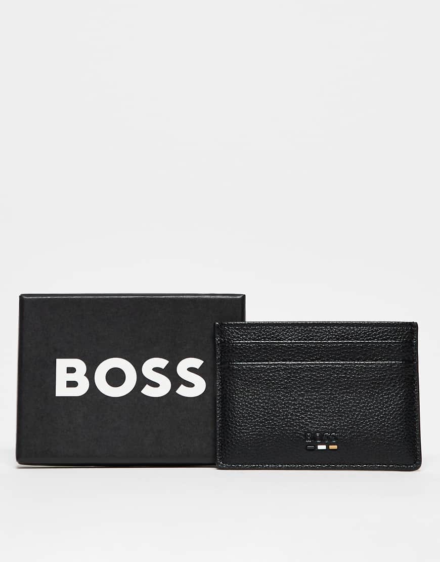 Boss - Ray - Kreditkartenetui in Schwarz mit Flaggen-Logo Boss - Ray - Kreditkartenetui in Schwarz mit Flaggen-Logo von BOSS Orange