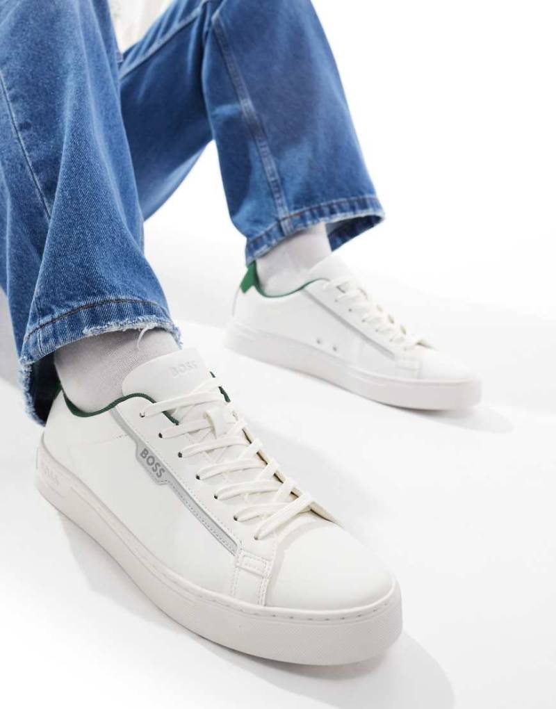 BOSS - Rhys Tenn - Sneaker in Weiß von BOSS by Hugo Boss