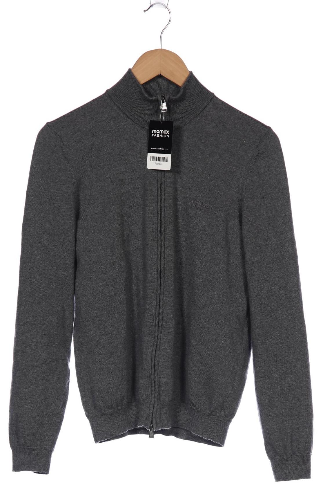 BOSS by Hugo Boss Herren Strickjacke, grau von BOSS by Hugo Boss