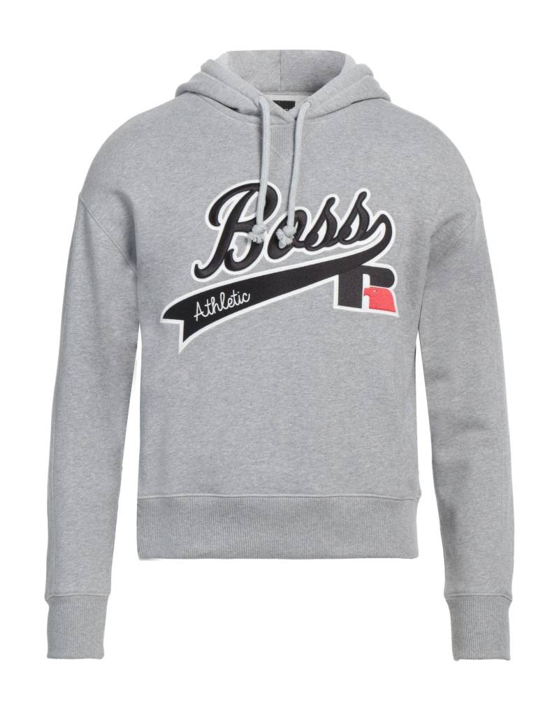 BOSS x RUSSELL ATHLETIC Sweatshirt Herren Hellgrau von BOSS x RUSSELL ATHLETIC