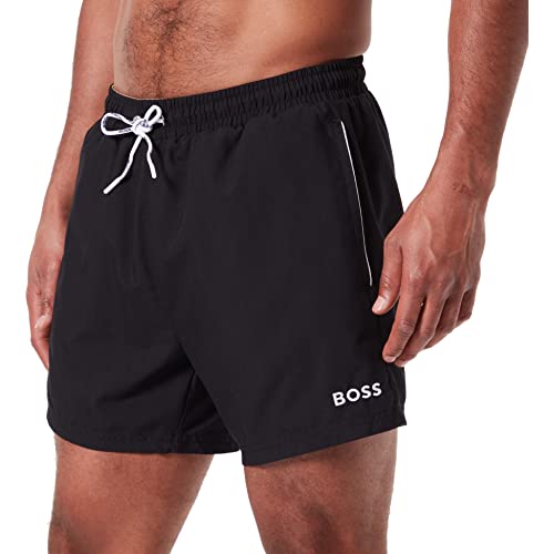 BOSS, Herren Badeshorts Dogfish, Black, M von BOSS