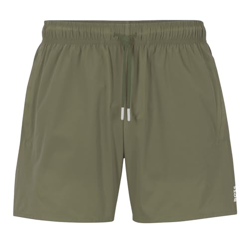 BOSS, Herren Badeshorts Iconic, Beige/Khaki, L von BOSS