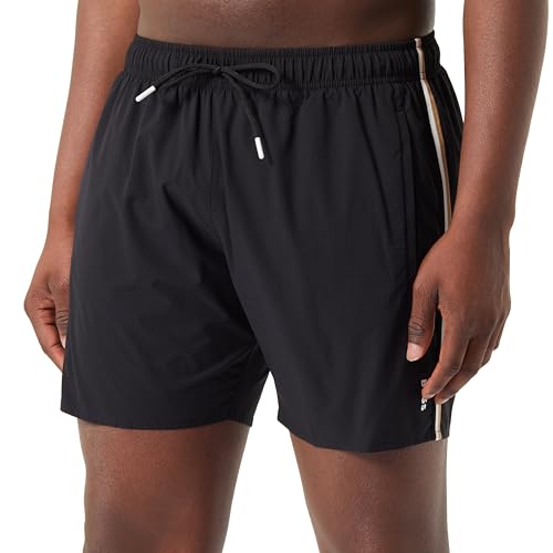 BOSS, Herren Badeshorts Iconic, Black, M von BOSS