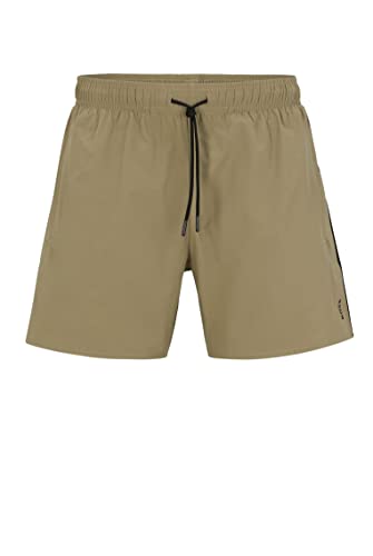 BOSS Herren Badeshorts Beachwear Swimshorts Badehose Iconic, Farbe:Grün, Artikel:-336 Light/Pastel Green, Größe:L von BOSS