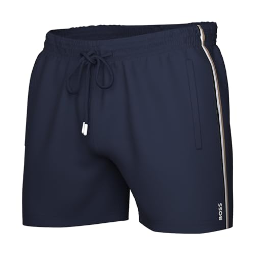 BOSS, Herren Badeshorts Iconic, Navy, M von BOSS