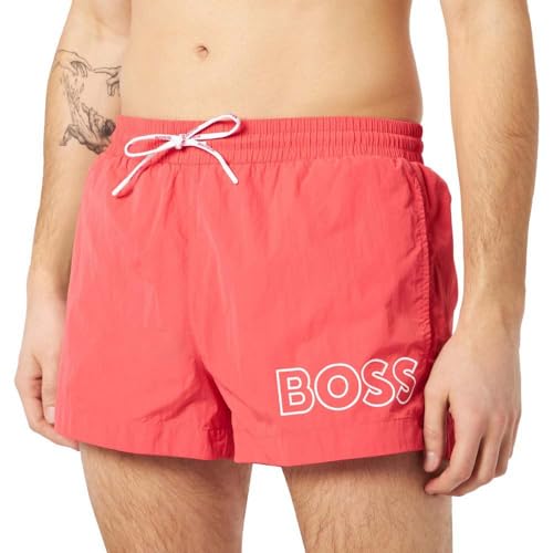 BOSS, Herren Badeshorts Mooneye, Medium Red, L von BOSS