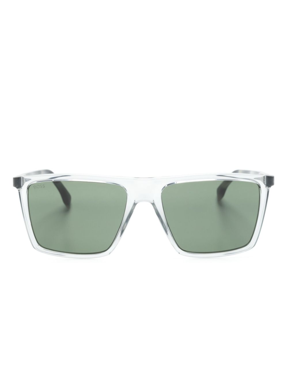 BOSS 1490/S Sonnenbrille mit eckigem Gestell - Grau von BOSS