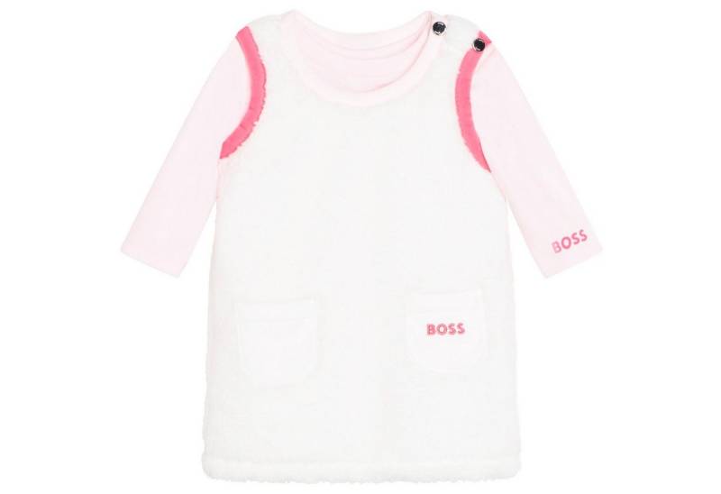 Boss Kidswear 2-in-1-Kleid BOSS Kidswear Baby Set Shirt mit Kleid rosa weiß von Boss Kidswear