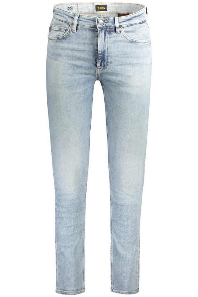 BOSS 5-Pocket-Jeans Slim Fit Herren Jeans in Blau mit Gewaschenem Effekt - Stylish & Moder von BOSS