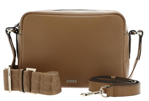 BOSS Women's Alyce Crossbody - Umhängetasche 20 cm medium beige von BOSS