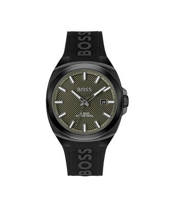 BOSS Analog Quarzuhr für Herren Kollektion Walker mit Silikonarmband Silikonarmband - 1514140 von BOSS