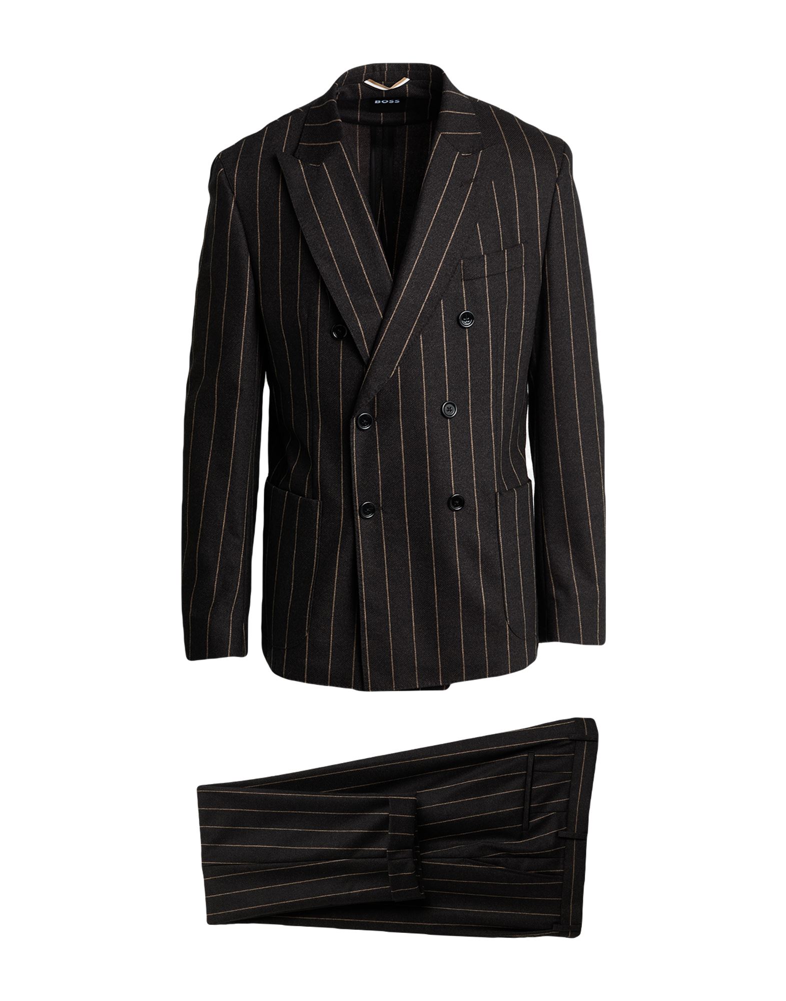 BOSS Anzug Herren Braungrau von BOSS