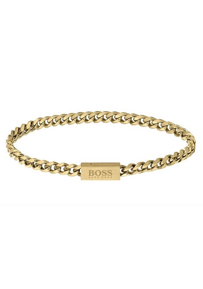 BOSS Armband Schmuck Edelstahl Armschmuck Panzerkette CHAIN FOR HIM von BOSS