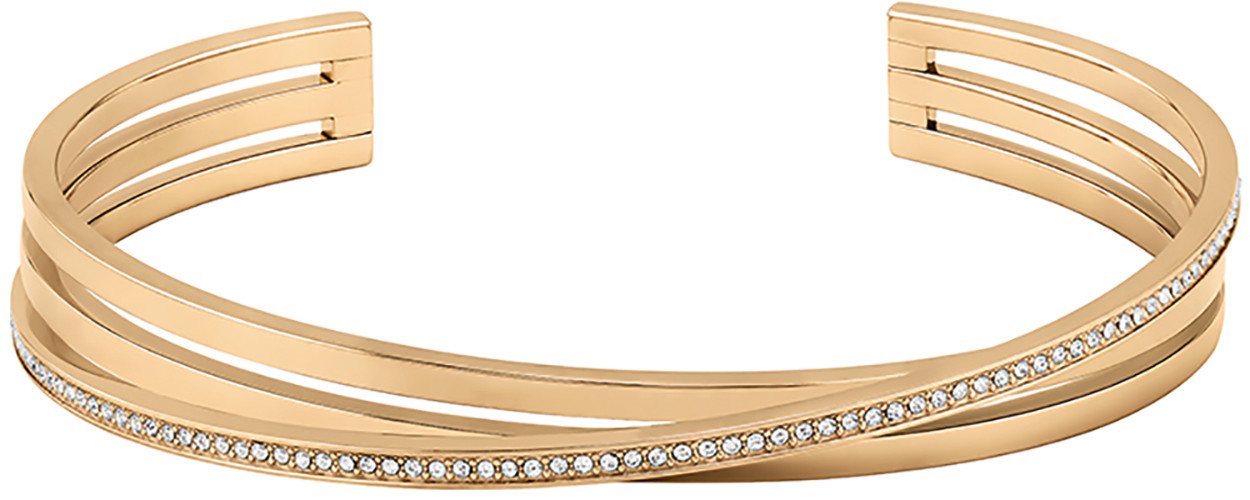 BOSS Armreif Schmuck Edelstahl Armschmuck SAYA, mit Preciosa Crystal von BOSS