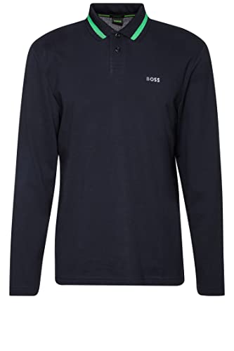 BOSS Men's Piol Jersey, Dark Blue, S von BOSS