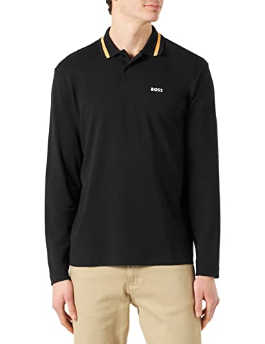 BOSS Men's Piol Jersey, Black, S von BOSS