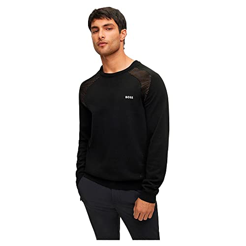 BOSS Athleisure Herren Pullover Ramal Schwarz Large von BOSS