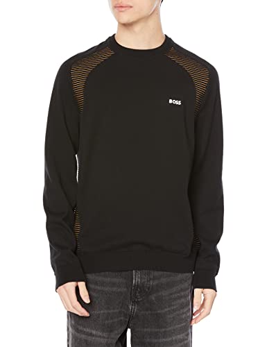 BOSS Athleisure Herren Pullover Ramal Schwarz Large von BOSS