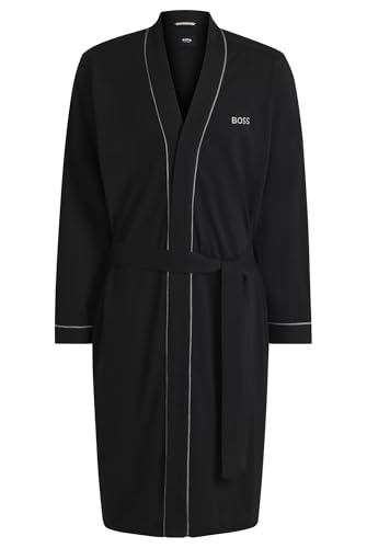 BOSS Herren Kimono Bm Bademantel, Black 001, L EU von BOSS