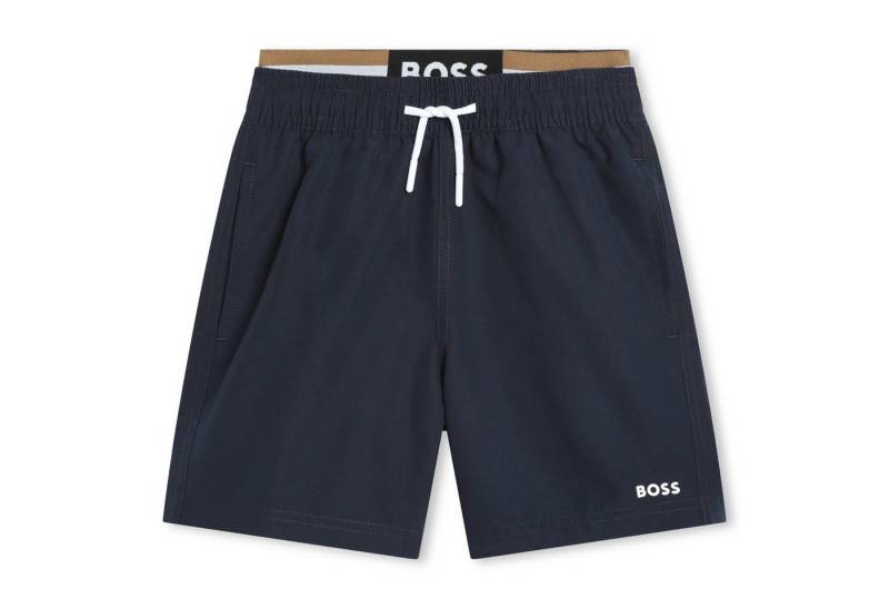 Boss Kidswear Badeshorts Boss Kidswear Surfershorts dunkelblau mit kleinem Logo von Boss Kidswear