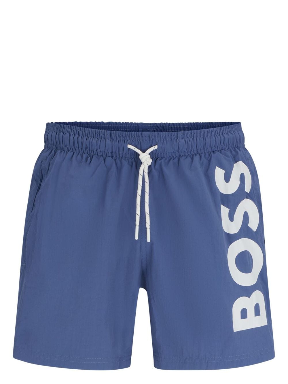 BOSS Badeshorts mit Logo-Print - Blau von BOSS