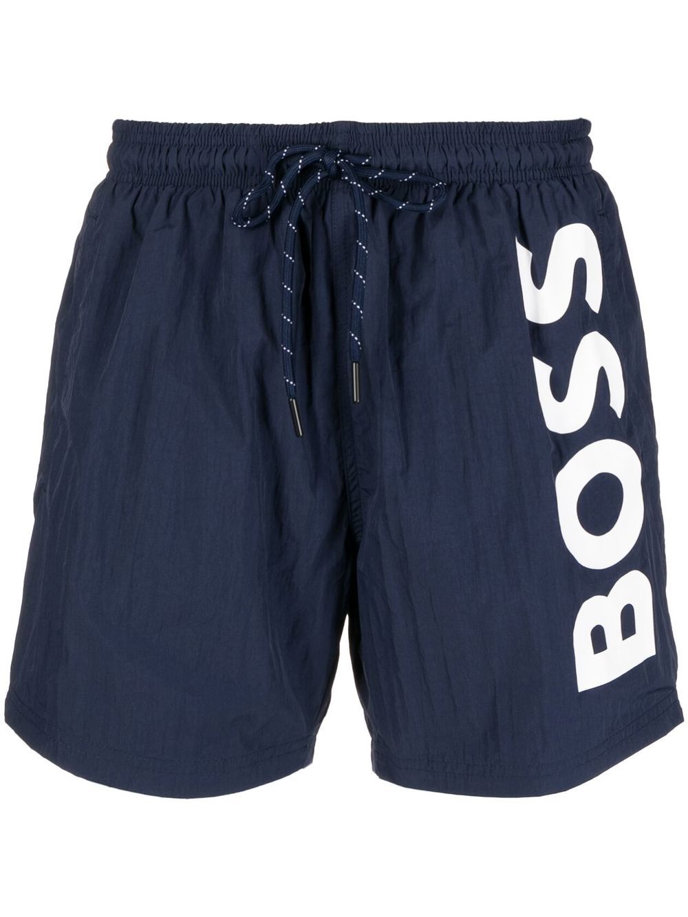 BOSS Badeshorts mit Logo-Print - Blau von BOSS