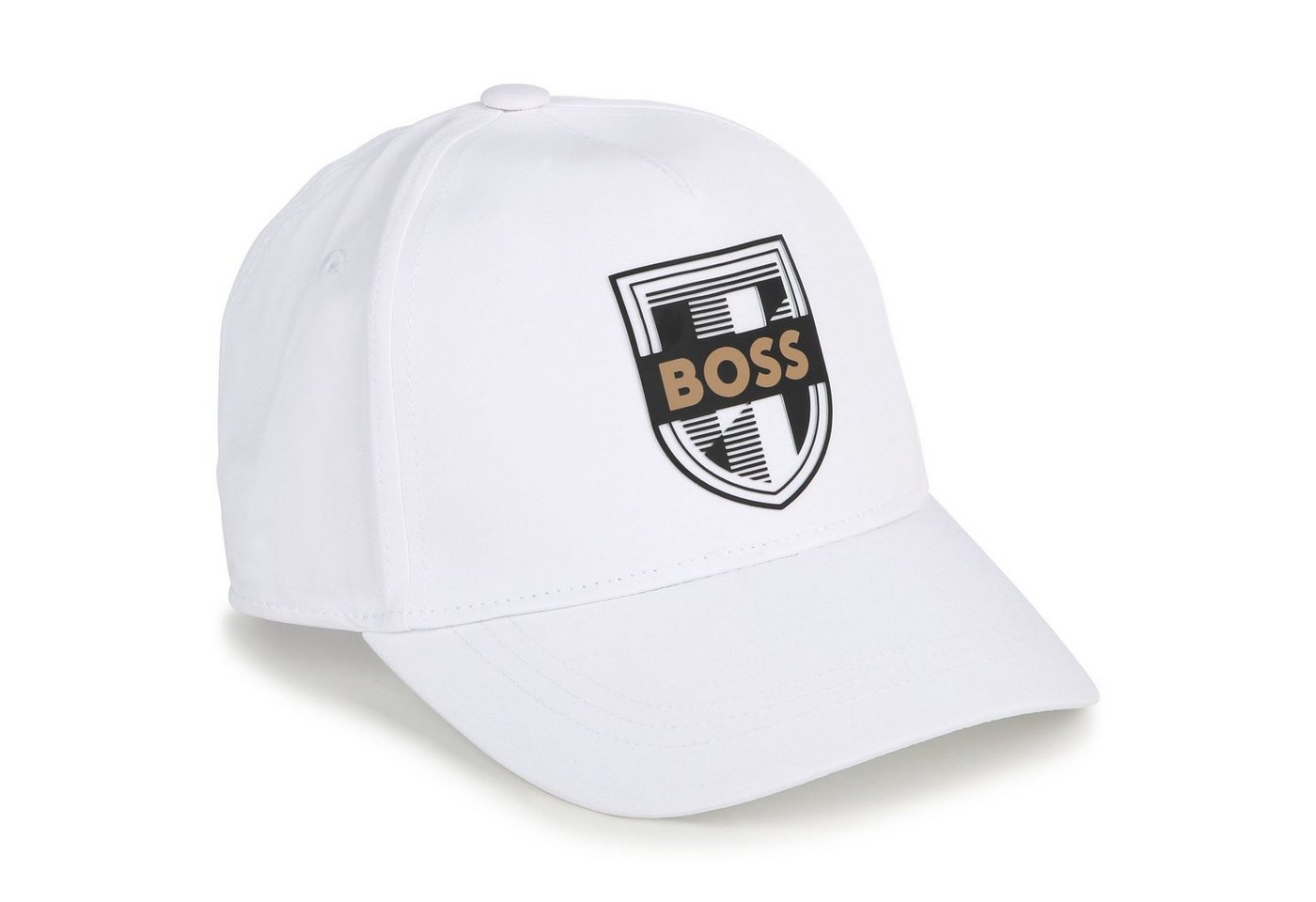 BOSS Baseball Cap BOSS Kids Kappe weiß mit Front Logo von BOSS