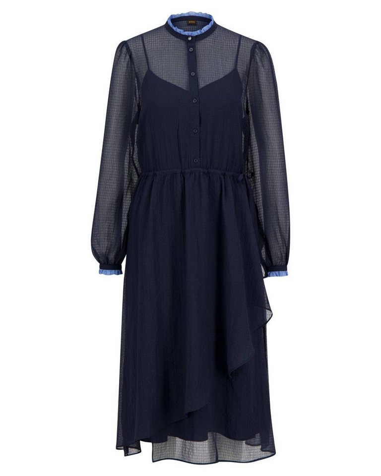 BOSS Blusenkleid Damen Kleid C_DUSICA_1 (1-tlg) von BOSS