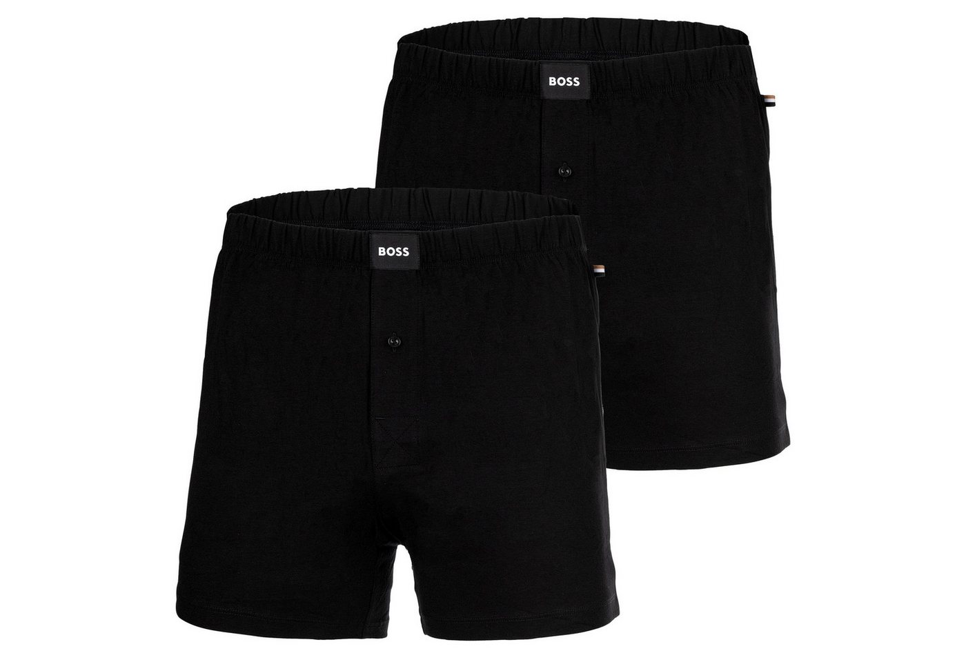 BOSS Boxer Herren Boxershort 2er Pack Baumwolle Jersey Boxer (Packung, 2er Pack) von BOSS