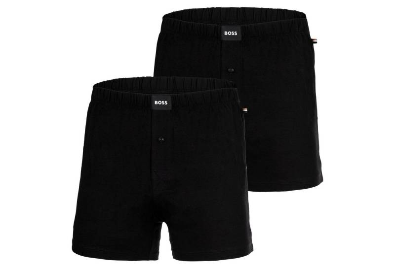 BOSS Boxer Herren Boxershort 2er Pack Baumwolle Jersey Boxer (Packung, 2er Pack) von BOSS