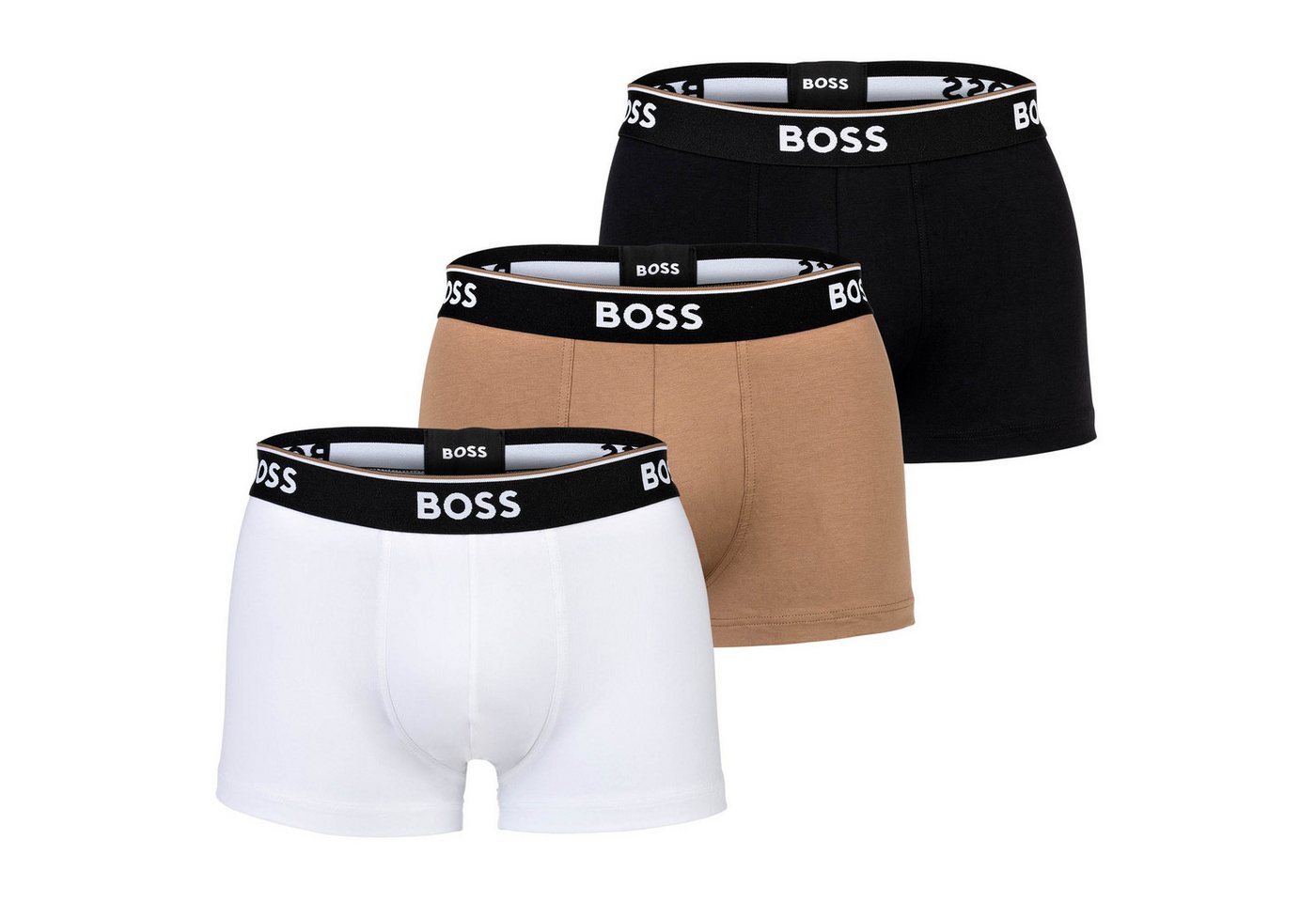 BOSS Boxer Herren Boxershort 3er Pack Baumwolle (Packung, 3er Pack) von BOSS