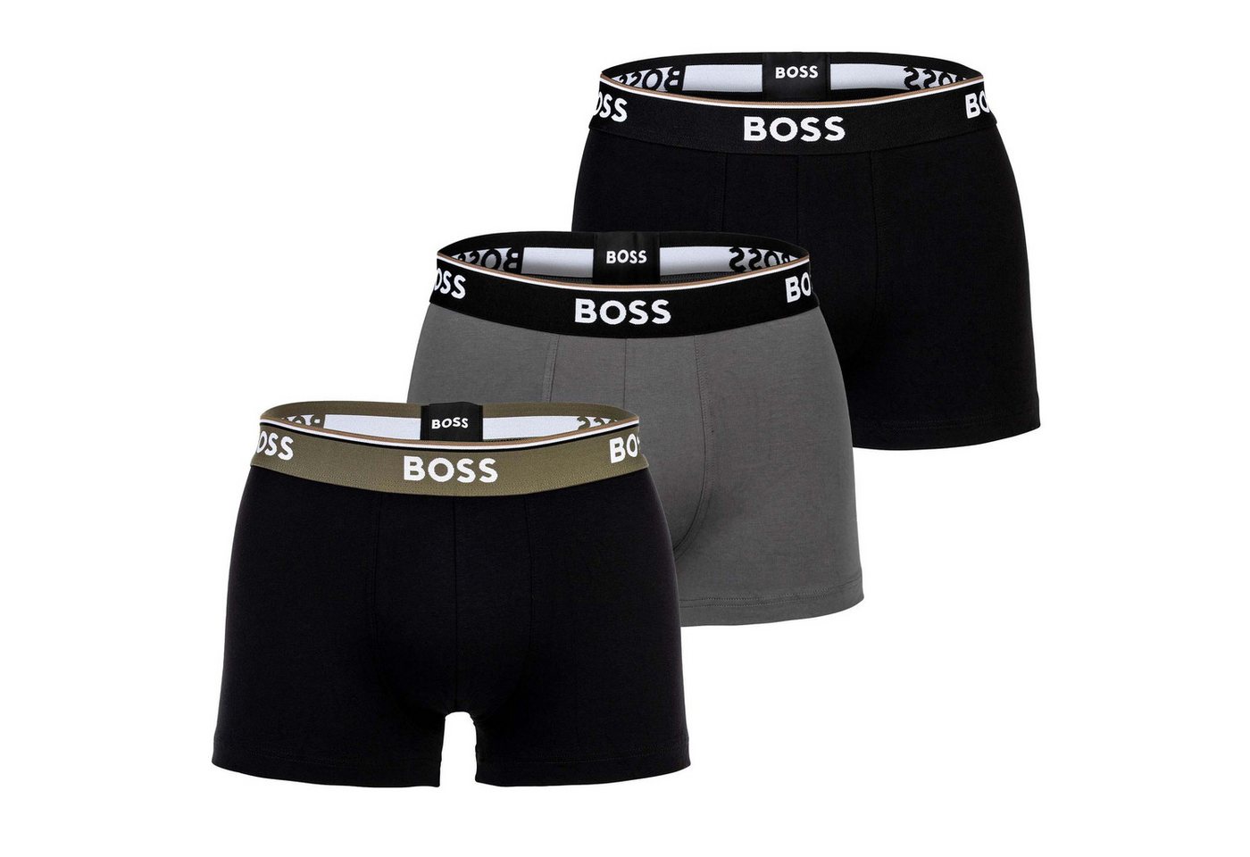 BOSS Boxer Herren Boxershort 3er Pack Baumwolle (Packung, 3er Pack) von BOSS