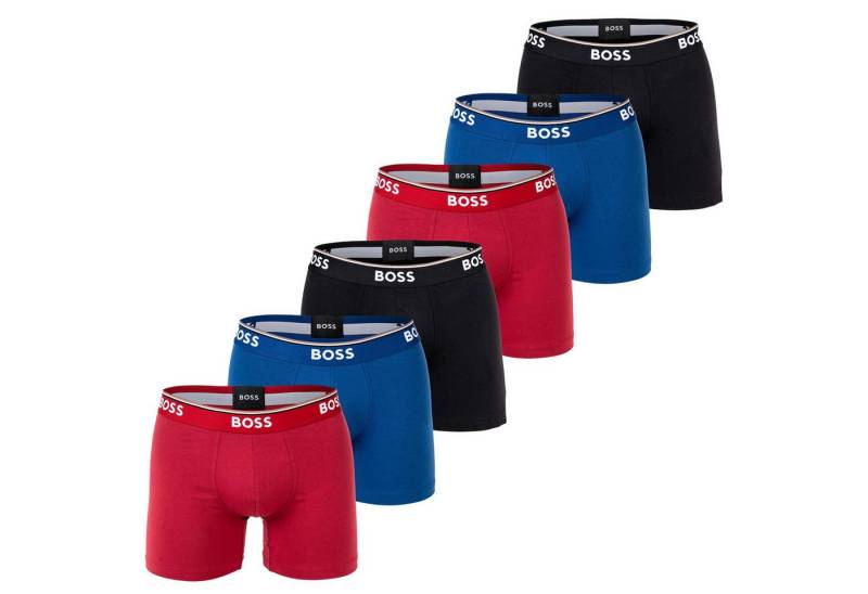 BOSS Boxer Herren Boxershort 6er Pack Baumwolle (Packung, 6er Pack) von BOSS