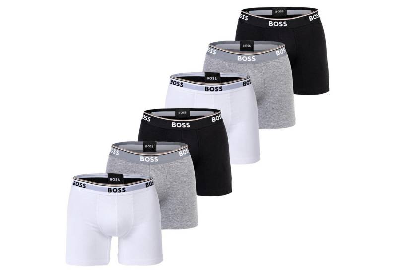 BOSS Boxer Herren Boxershort 6er Pack Baumwolle (Packung, 6er Pack) von BOSS