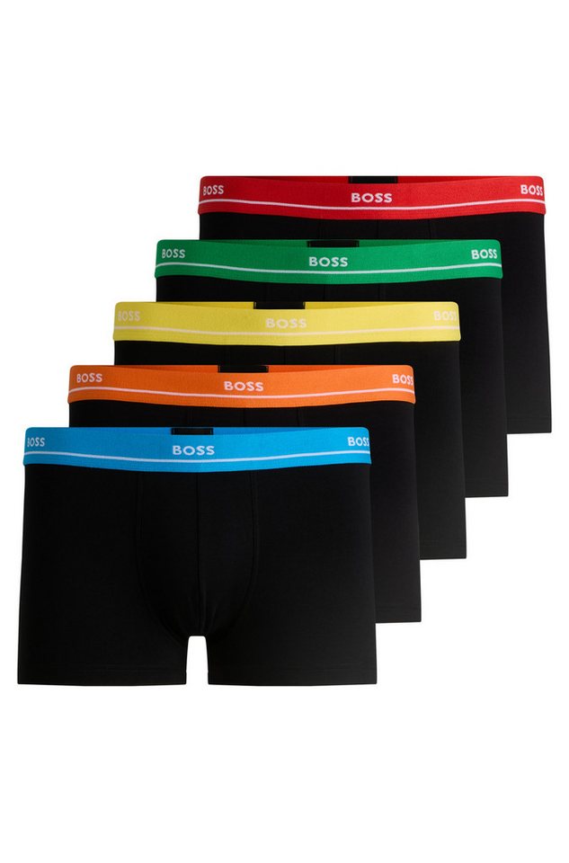 BOSS Boxershorts (Packung, 5-St., 5er-Pack) mit Logoschriftzug von BOSS