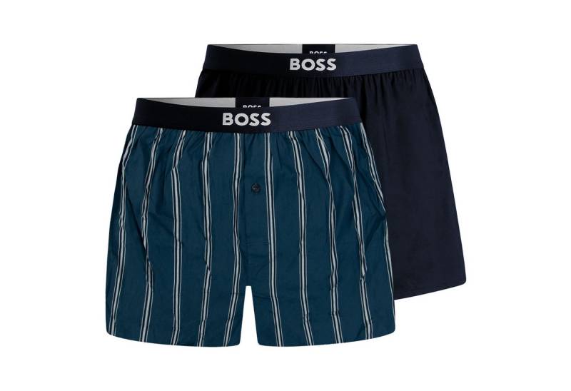 BOSS Boxershorts Boxer Shorts EW (2-St) mit Webgummibund von BOSS