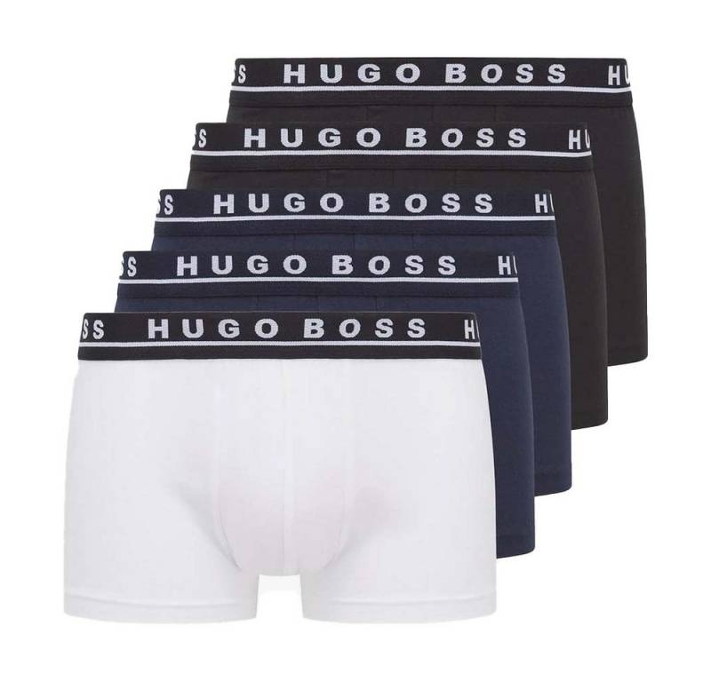 BOSS Boxershorts HUGO BOSS Herren Trunks, 5er Pack Essential mehrfahrbig von BOSS