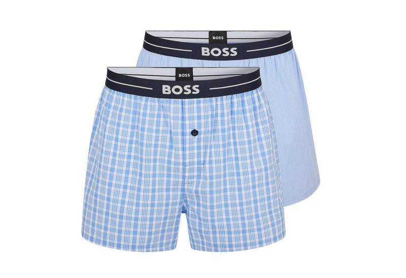 BOSS Boxershorts NOS Boxer EW 2P (Packung, 2-St., 2er-Pack) Webboxer Woven Boxer von BOSS